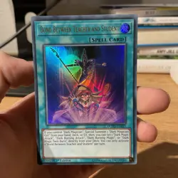 Yugioh Trading Card: Bond Between Teacher And Student DUPO-EN017 UR 1st Ed NM - Image 1