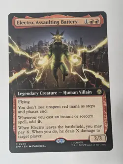 MTG Electro, Assaulting Battery (Extended Art) Marvel's Spider-Man Regular - Image 1