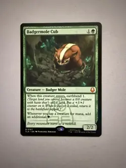 MTG Avatar the Last Airbender - Badgermole Cub #0167 - Mythic Rare non-Foil - Image 1