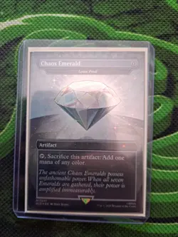 Magic The Gathering Sonic Secret Lair White Chaos Emerald (Lotus Petal) - Image 2
