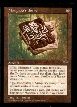 MTG Mangara's Tome LP Light Play Mirage [4978] - Image 1