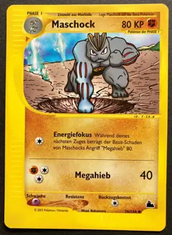 💥 Pokemon Skyridge * Maschock * 38/144 💥 Deutsch ~ in Excellent! - Image 1