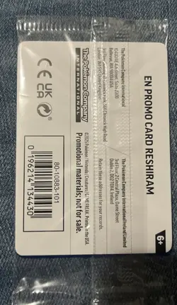 Pokemon Phantasmal Flames Reshiram 017/094 Barnes & Noble Promo Stamped Sealed - Image 2