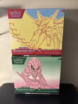 Pokemon Paradox Rift Elite Trainer Box Pokemon Center Exclusive PAIR - SEALED - Image 1