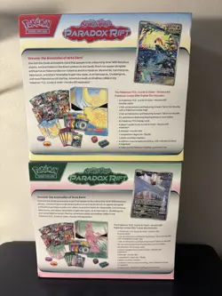 Pokemon Paradox Rift Elite Trainer Box Pokemon Center Exclusive PAIR - SEALED - Image 2