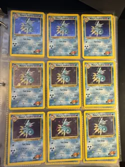 Lot of SEVENTY TWO Pokemon TCG Misty's Seadra Holo Rare - Image 1