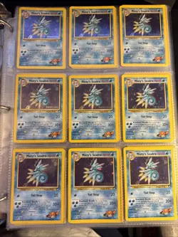 Lot of SEVENTY TWO Pokemon TCG Misty's Seadra Holo Rare - Image 3
