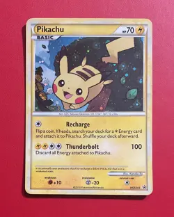 2010 Pokemon TCG Pikachu HGSS03 -LP- HGSS Black Star Promos - Image 3