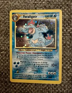 Pokemon TCG Neo Genesis Holo Feraligatr 5/111 LP 2000 - Image 1
