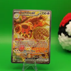 Dachsbun ex 169/142 Pokemon Stellar Crown SIR Special Illustration Rare NM - Image 3