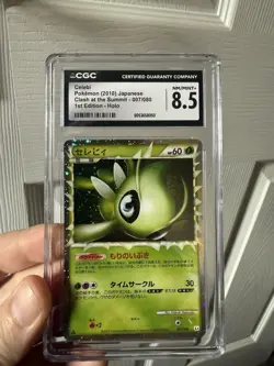 Pokemon TCG Celebi Prime Holo 007/080 Japanese Clash At The Summit CGC 8.5 - Image 1