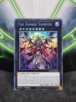 Yugioh The Zombie Vampire BACH-EN045 Secret Rare 1st Edition NM - Image 1