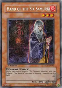Yugioh! MP Hand of the Six Samurai - TDGS-EN085 - Secret Rare - Unlimited Editio - Image 1