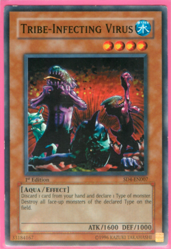 VIRUS INFETTA-TRIBU (Tribe-Infecting) • Inglese • comune • SD4 EN007 • Yugioh! - Image 1