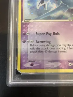 Pokemon Pop Series 5 Lugia Card 2007 Holo Rare PSA 1 - Image 2