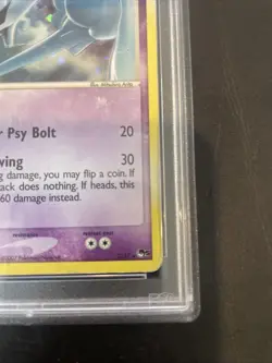 Pokemon Pop Series 5 Lugia Card 2007 Holo Rare PSA 1 - Image 3