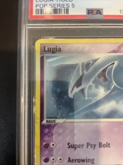 Pokemon Pop Series 5 Lugia Card 2007 Holo Rare PSA 1 - Image 5