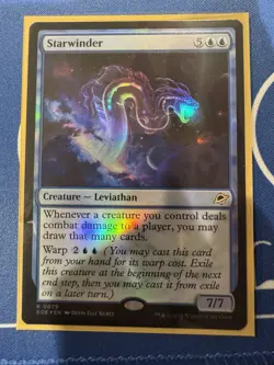 Starwinder #79 Edge of Eternities Magic: The Gathering Card Near Mint Foil - Image 1