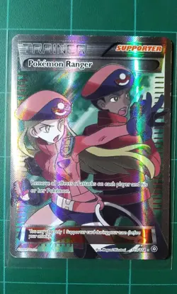 Pokemon Card XY Steam Siege 113 Pokemon Ranger Holo Ultra Rare Full Art MP - Image 1