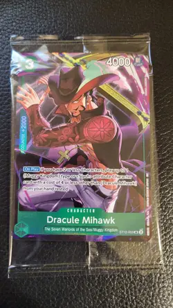 Dracule Mihawk (Illustration Box Vol.4) ST12-003 One Piece Promotion Cards Foil - Image 1