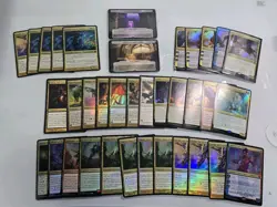 Magic The Gathering Oversized Card Lot 30+ Cards English MtG Planechase - Image 1