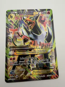 Pokemon XY Breakthrough M Houndoom EX Ultra Rare Card 154/162 NM - Image 1