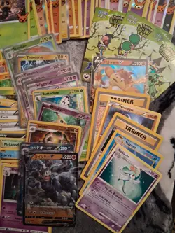 Pokemon TCG 450+ Bulk Card Lot - Vintage, C/UC, Rare, Holos, EX,etc. 1999-24 -43 - Image 3