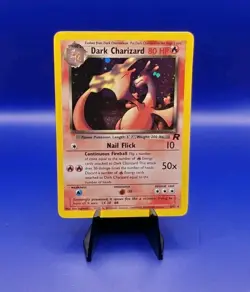 Dark Charizard 4/82 Team Rocket Set Holo Rare Pokemon Card Nintendo TCG WOTC NM - Image 1
