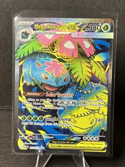 Mega Venusaur Ex Mega Evolution 155/132 Secret Rare Pokemon Card - Image 2