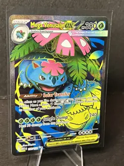 Mega Venusaur Ex Mega Evolution 155/132 Secret Rare Pokemon Card - Image 3