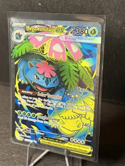 Mega Venusaur Ex Mega Evolution 155/132 Secret Rare Pokemon Card - Image 4