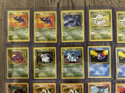 English Base Set Vintage Pokemon Card Lot 49 Count NM-MP Common Uncommon WOTC - Image 3