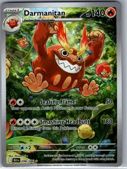 Darmanitan 098/086 SV: Black Bolt - Pokemon Card - NM - Image 1