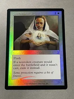 MTG English Containment Priest NM Foil Time Spiral Remastered - Image 1