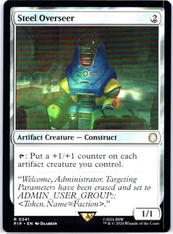 #241 Steel Overseer Universes Beyond: Fallout Rare - Image 1