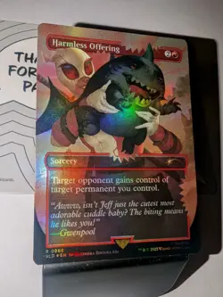 MTG Deadpool Harmless Offering (Rainbow Foil) Secret Lair Drop Foil NM - Image 1