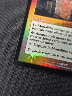 French Grim Monolith FOIL Urza’s Legacy Mtg Magic The Gathering 126/143 MP - Image 4