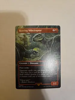 Hunting Velociraptor (Borderless) Universes Beyond: Jurassic Pikachu World... - Image 1
