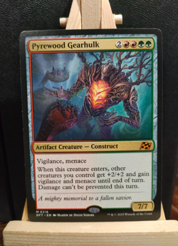 Pyrewood Gearhulk - Aetherdrift - Mythic - NM (see pics) MTG - Image 1