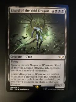 Shard of the Void Dragon NM Commander: Warhammer40K MTG FREE SHIP - Image 1