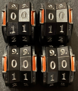 MTG Commander Anthology Planeswalker Life Counter Click Wheel WOTCLC x4 4x - Image 1