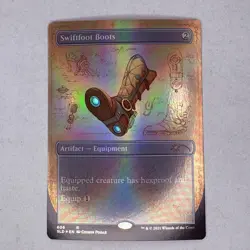 SLD Swiftfoot Boots Secret Lair Drop Foil MTG NM - Image 1