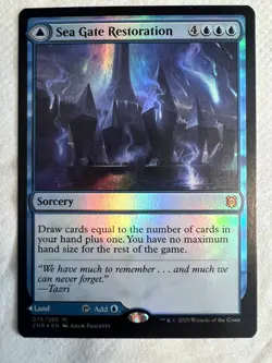 Sea Gate Restoration/Sea Gate, Reborn (Foil) Zendikar Rising NM - Image 1
