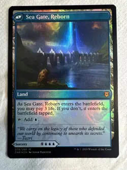 Sea Gate Restoration/Sea Gate, Reborn (Foil) Zendikar Rising NM - Image 2