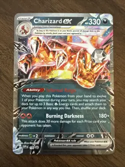 Pokemon Charizard ex 196 Sv: Scarlet & Violet Promo Cards Holo - Image 1