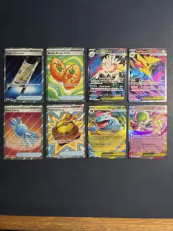 Lot of 8 Pokemon TCG Mega Evolution Hits Including Full Arts And Ex’s; All NM - Image 1