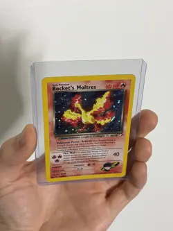 Rocket's Moltres - 12/132 - Pokemon Gym Heroes Unlimited Holo Rare Card WOTC LP - Image 3