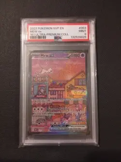 Pokemon TCG Scarlet & Violet 151 Mew ex SIR Ultra Premium Coll. Promo PSA-9 #053 - Image 1
