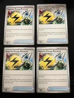Superior energy retrieval Playset (x4) scarlet and violet Pokemon TCG near mint - Image 2