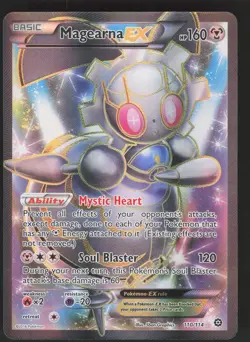 Magearna EX Full Art 110/114 Ultra Rare Pokemon TCG XY - Steam Siege NM - Image 1